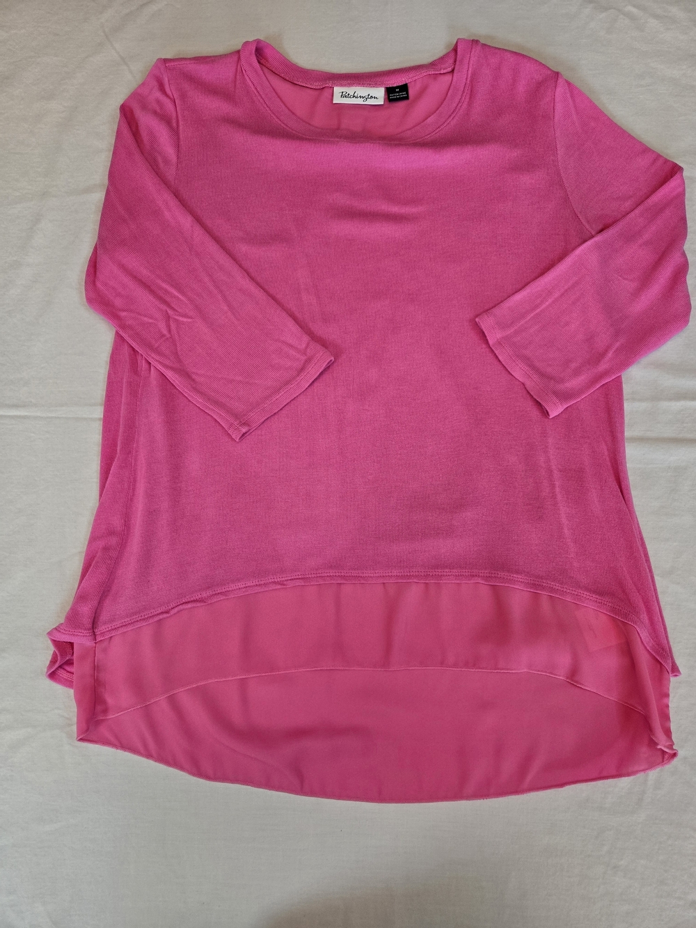Patchington Hot Pink Layered Top